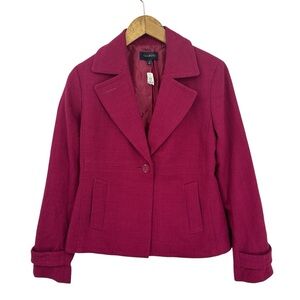 TALBOTS Blazer Jacket Buttons Pink
